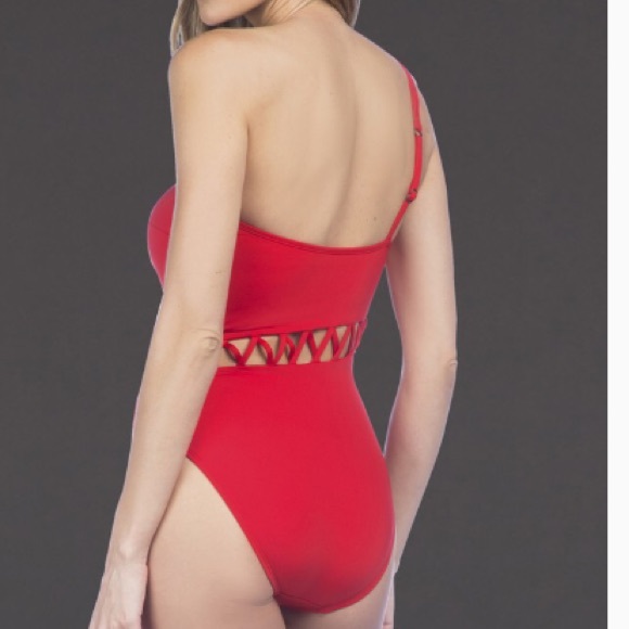 Kenneth Cole One Shoulder One Piece - Picture 3 of 6